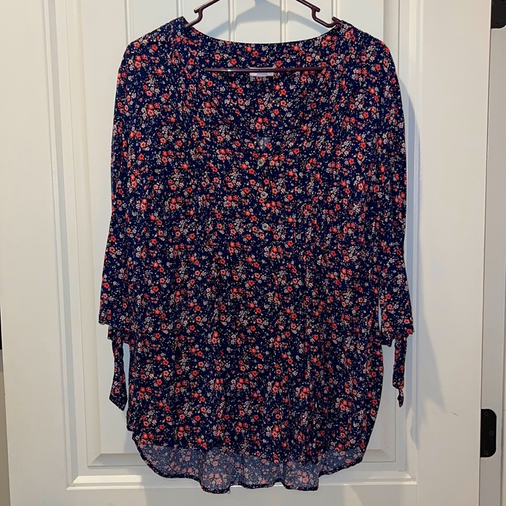 Westport floral top size 2X